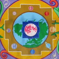 Solar system Mandala